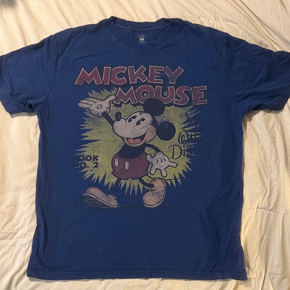 Disney Mickey Mouse Kids Navy Tee